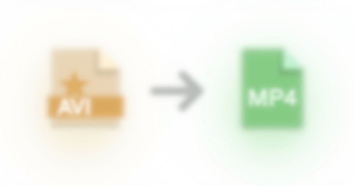 How to Convert AVI to MP4 Free Online (No Watermark)